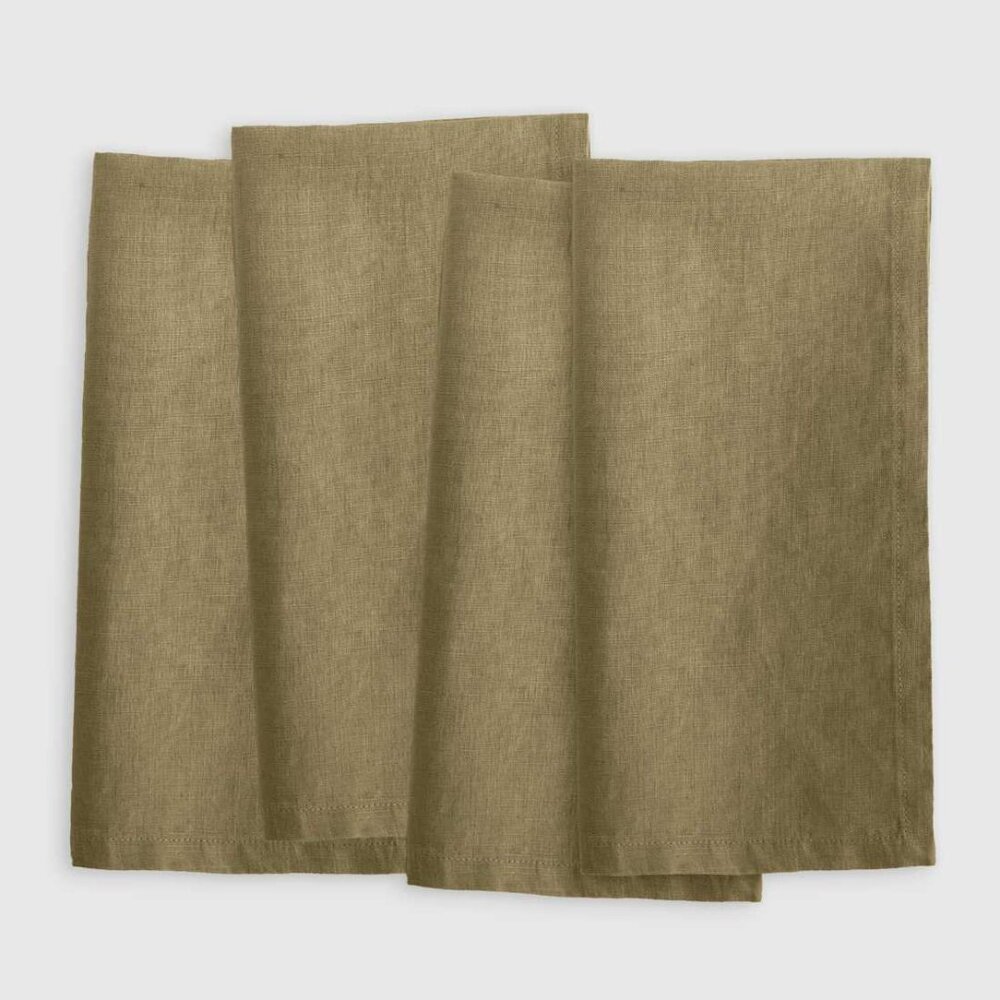 Quince European Linen Napkins (Set of 4)